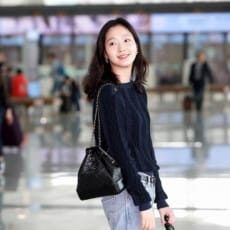 김고은 샤넬 가브리엘 미듐 백팩