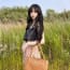 카리나 프라다 미디움 가죽 핸드백