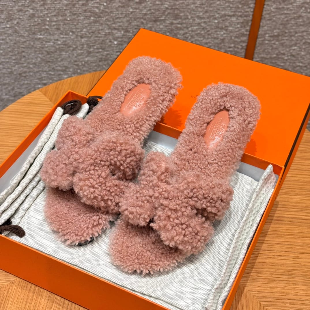 (찡댄) 에르메스 오란 울 샌들