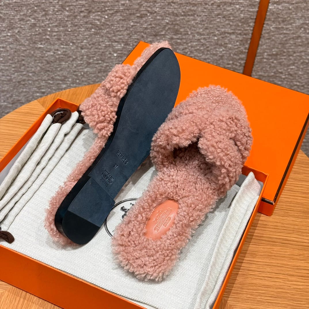(찡댄) 에르메스 오란 울 샌들