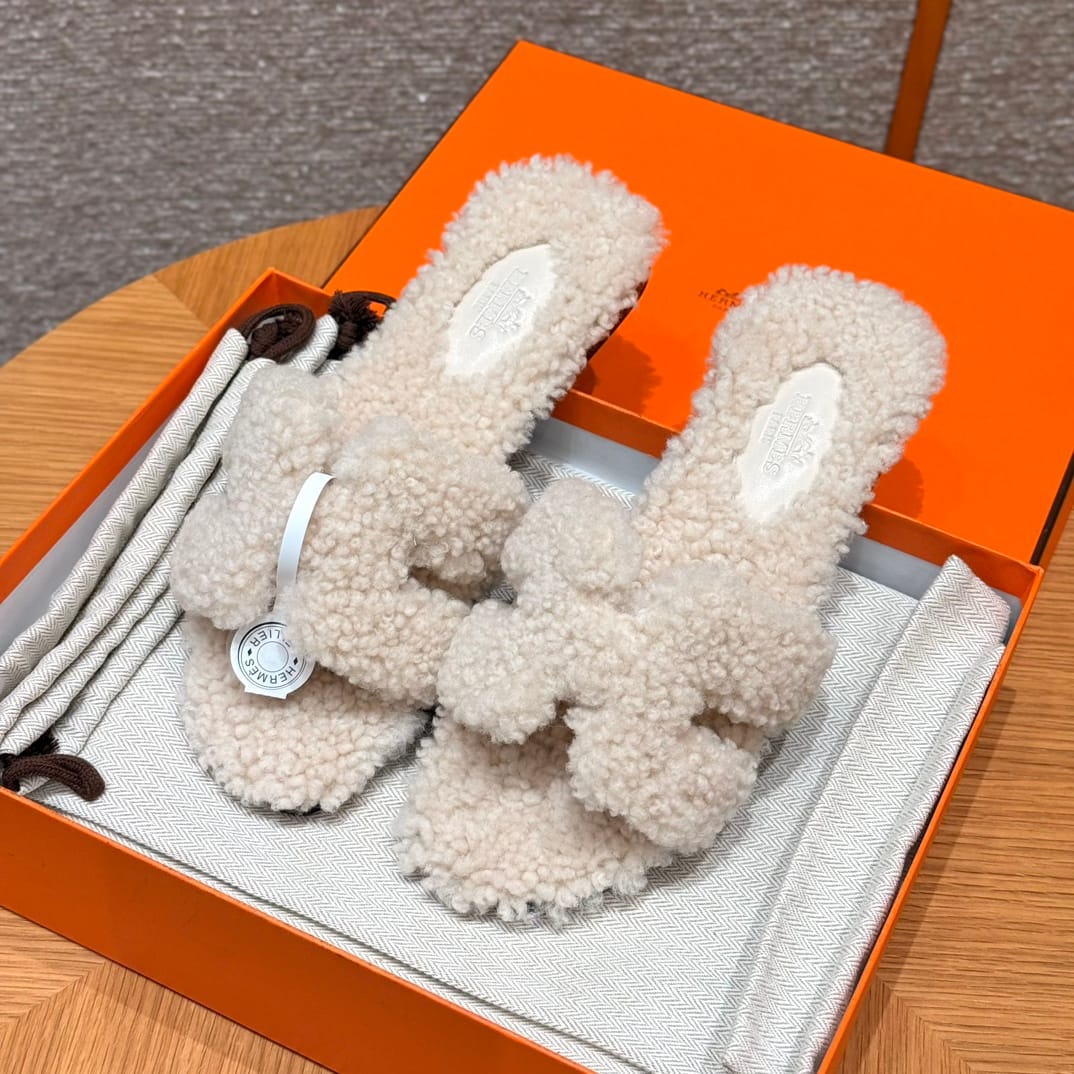 (찡댄) 에르메스 오란 울 샌들