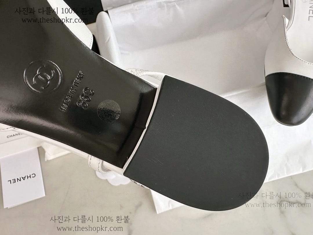 (해피) 샤넬 24k 플랫 슬링백