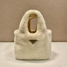(야오) 프라다 시어링 미니 핸드 백