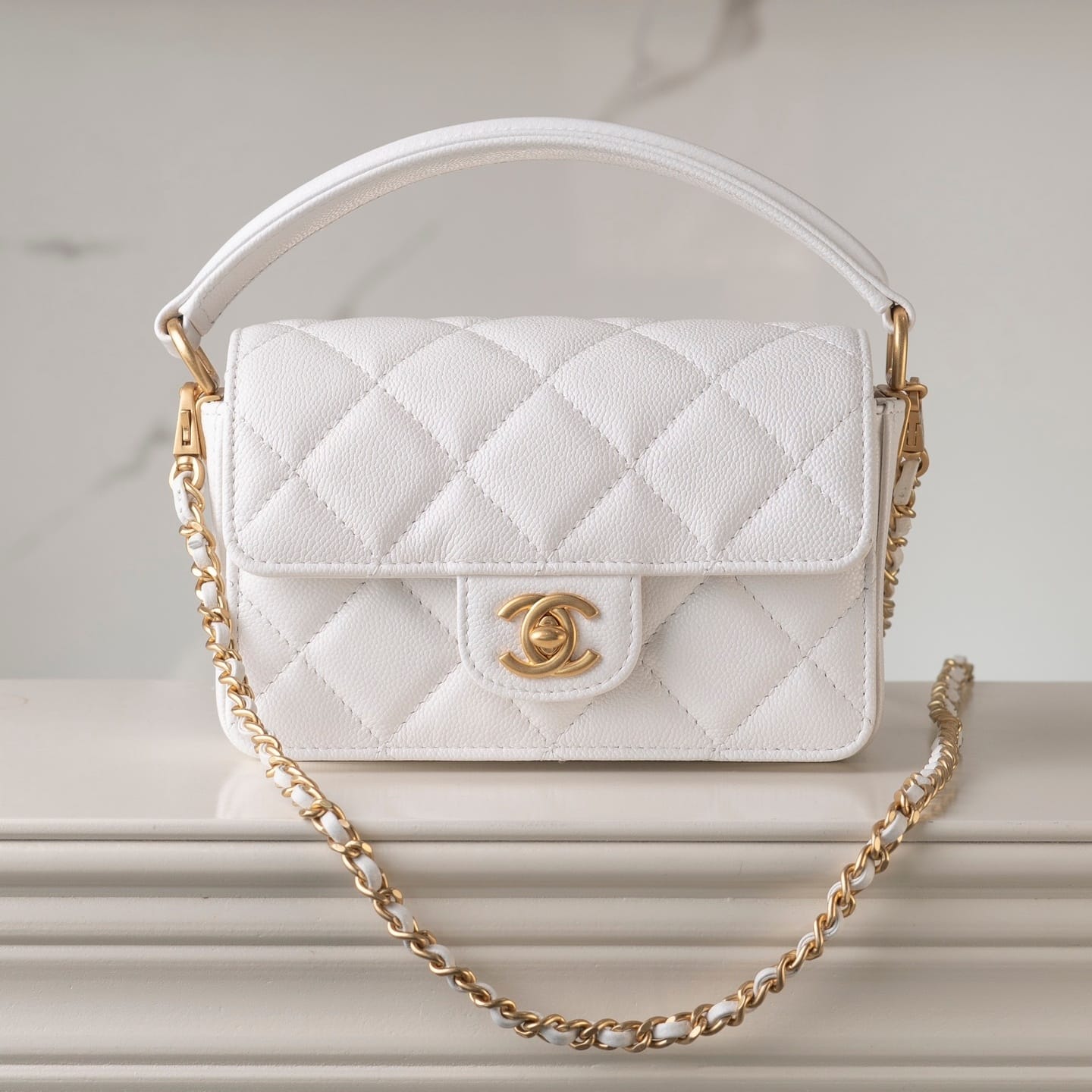 (펜더) 샤넬 24K  클래식 플랩 미니 백