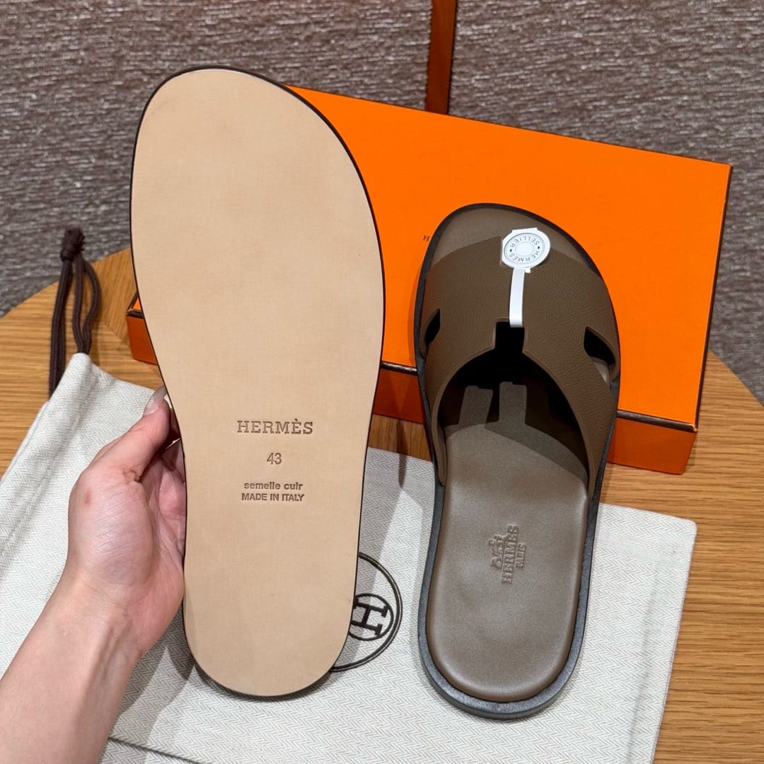 (찡댄) 에르메스 남성 슬리퍼
