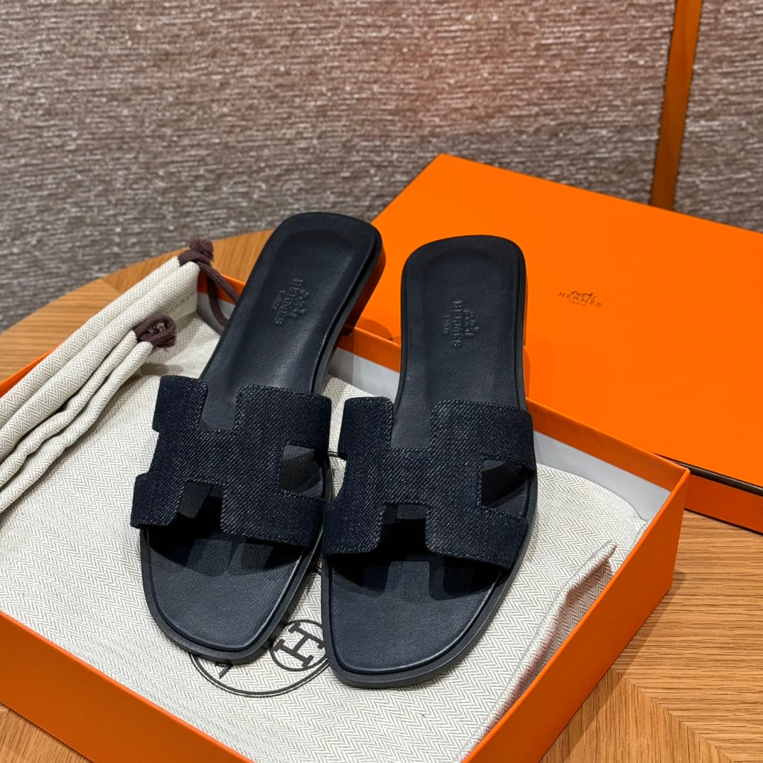 (찡댄) 에르메스 오란 슬리퍼