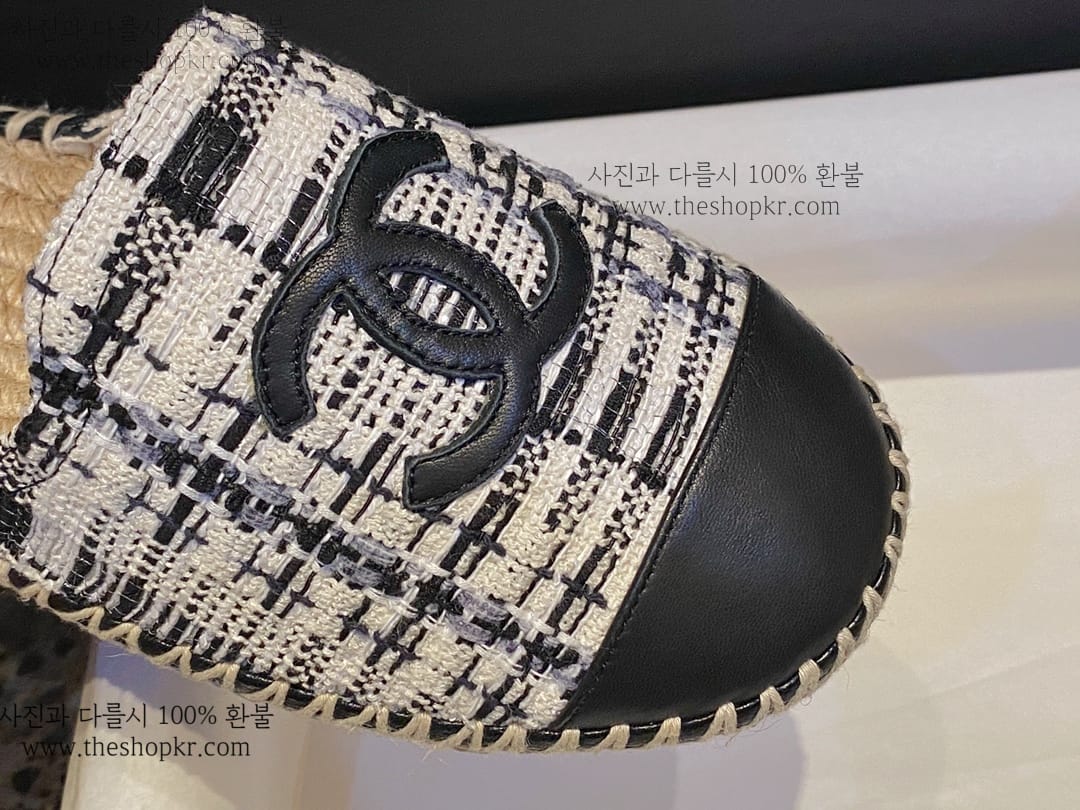 (해피) 샤넬 에스파듀 슬리퍼