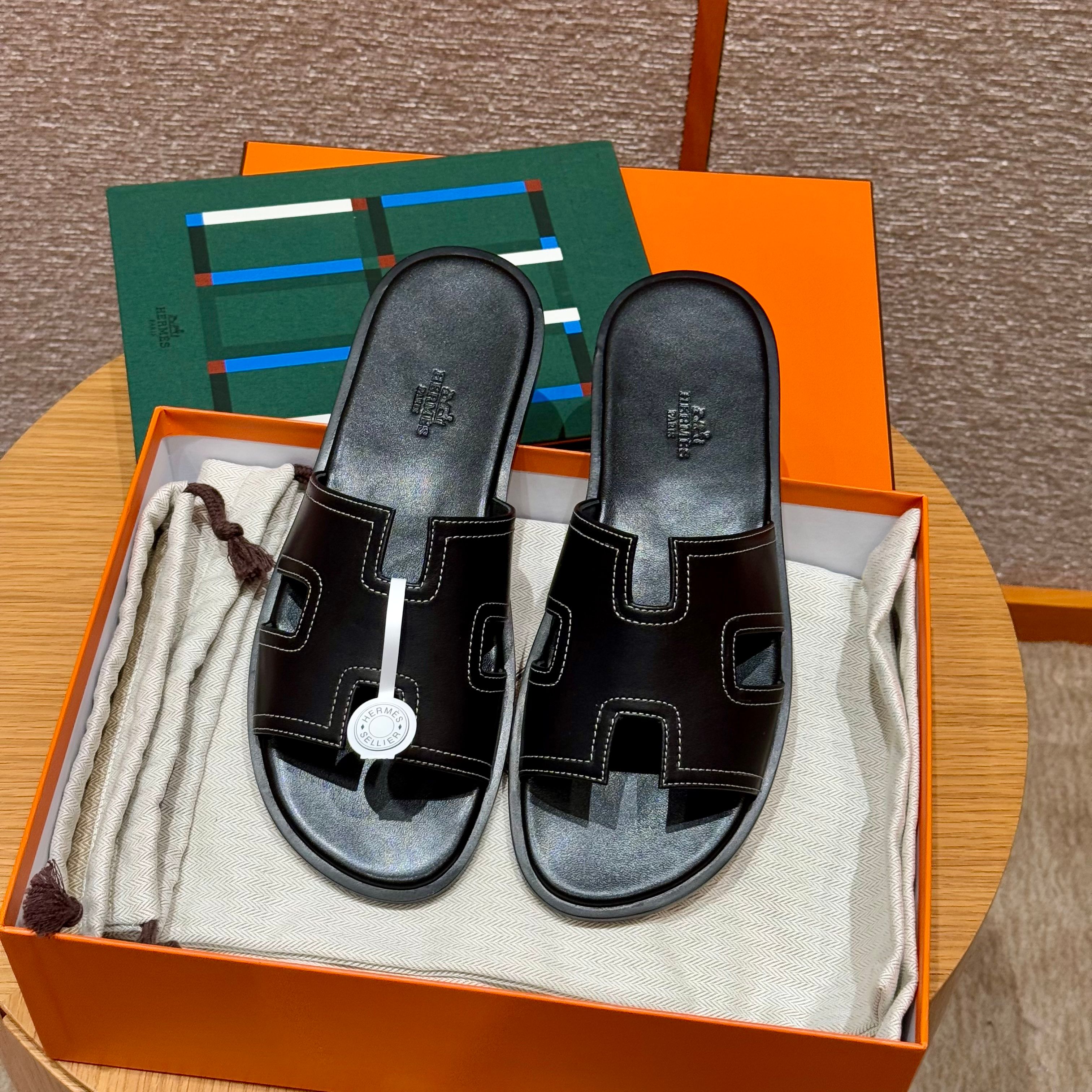 (찡댄) 에르메스 남성 슬리퍼