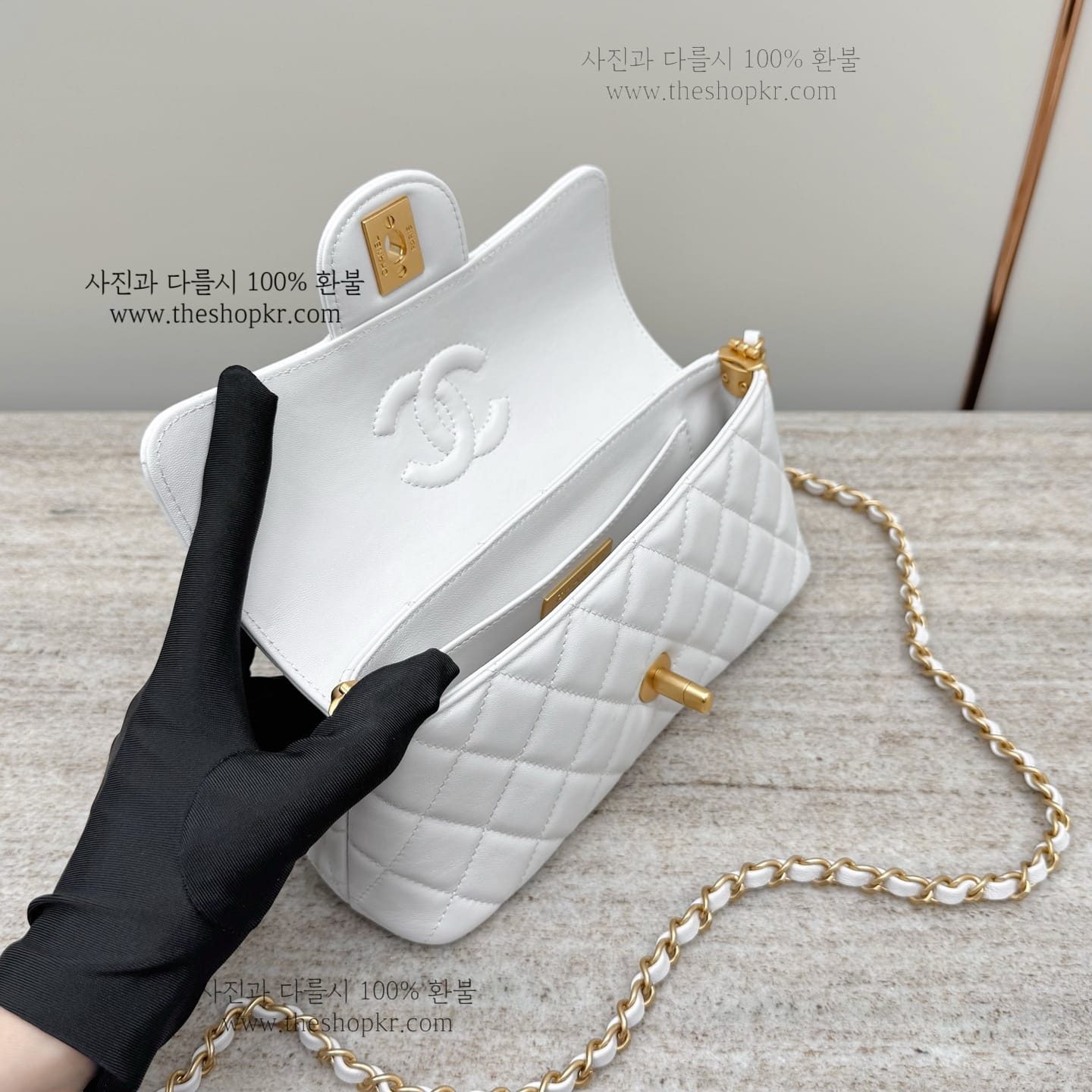 (갓팩토리) 샤넬 25p 탑핸들 미니 플랩 백