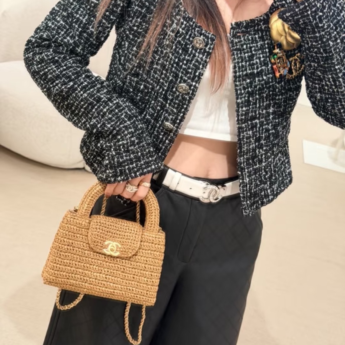 (펜더) 샤넬 26C 켈리 미니백 AS4416