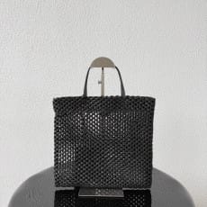 (카타) 더로우 반 라피아 토트백 27CM