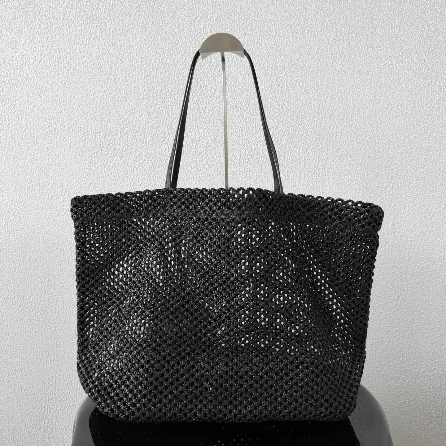 (카타) 더로우 반 라피아 토트백 37CM